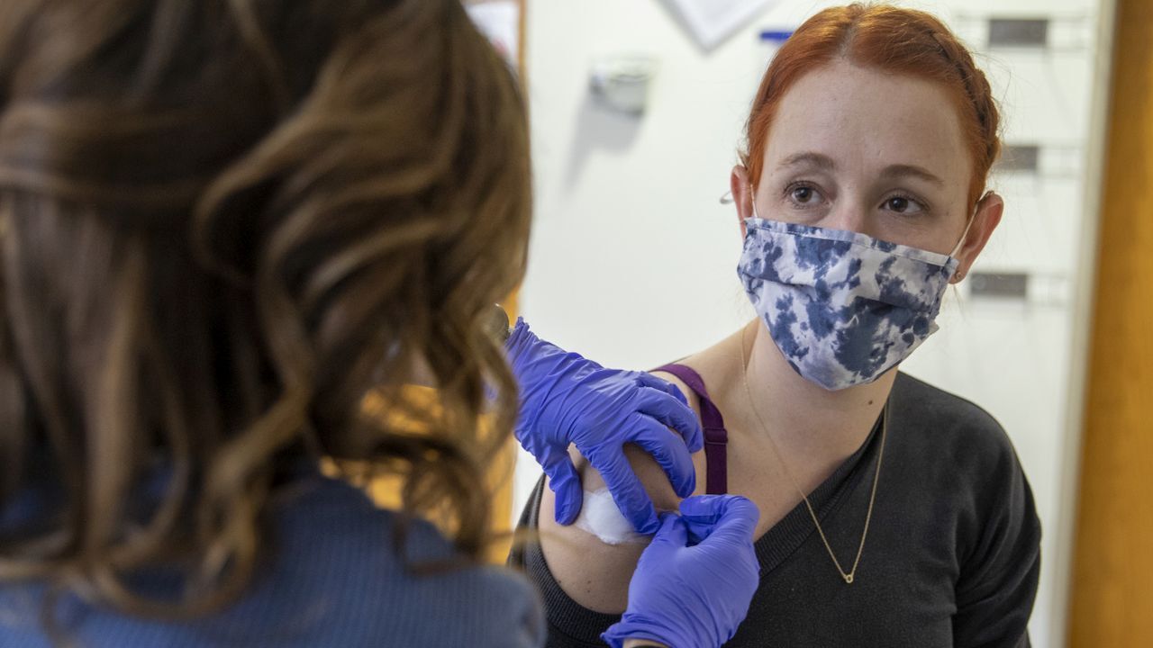 COVID-19 vaccine administered at Penn State Health Hershey Medical Center